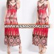 Floral printed Spaghetti strap new fashion long dress