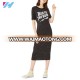 2018 Wholesale new designs summer casual t-shirt dress for women